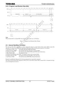 TC58CVG0S3HQAIE Datasheet Page 22