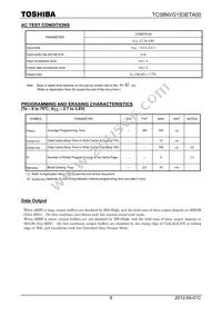 TC58NVG1S3ETA00 Datasheet Page 6
