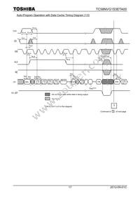 TC58NVG1S3ETA00 Datasheet Page 17