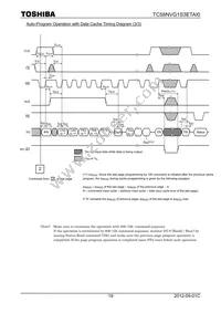 TC58NVG1S3ETAI0 Datasheet Page 19