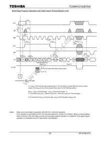 TC58NVG1S3ETAI0 Datasheet Page 23