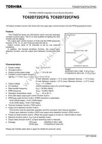 TC62D722FG Datasheet Cover