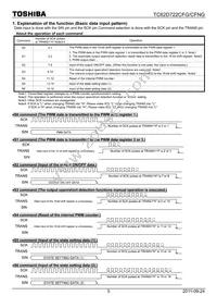 TC62D722FG Datasheet Page 5