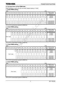 TC62D722FG Datasheet Page 7