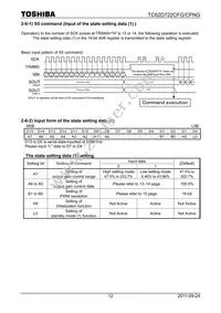 TC62D722FG Datasheet Page 12