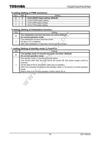 TC62D722FG Datasheet Page 15