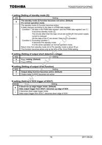 TC62D722FG Datasheet Page 18