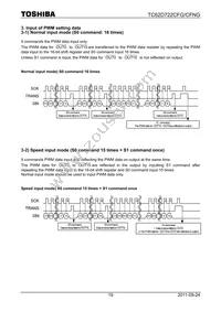 TC62D722FG Datasheet Page 19