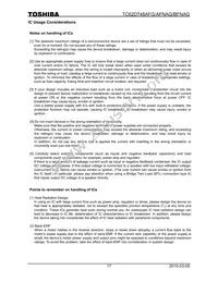 TC62D748AFG Datasheet Page 17