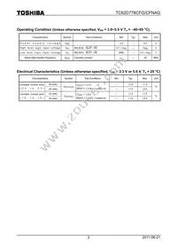 TC62D776CFG Datasheet Page 2
