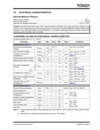 TC6321T-V/9U Datasheet Page 3