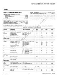 TC643VUA Datasheet Page 2