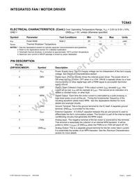 TC643VUA Datasheet Page 3