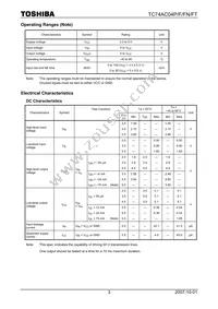 TC74AC04FN(F Datasheet Page 3