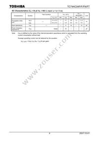 TC74AC04FN(F Datasheet Page 4