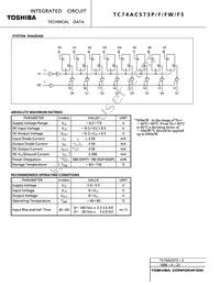 TC74AC573FW-ELP Datasheet Page 2