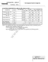 TC74AC573FW-ELP Datasheet Page 4