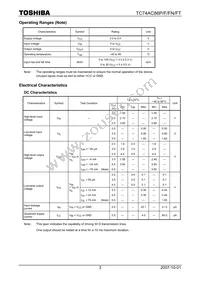 TC74AC86FN(F Datasheet Page 3