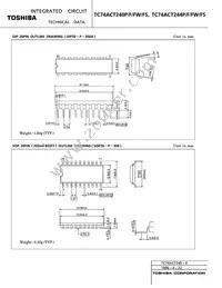 TC74ACT244PF Datasheet Page 4