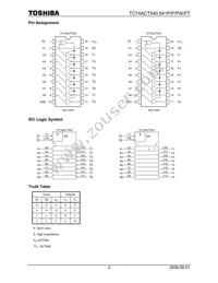 TC74ACT541PF Datasheet Page 2