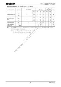TC74HC00APF Datasheet Page 4
