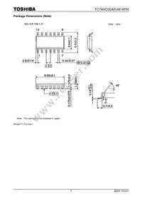 TC74HC00APF Datasheet Page 7