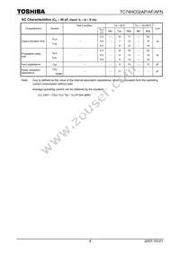 TC74HC02APF Datasheet Page 4