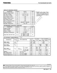 TC74HC03AP Datasheet Page 2