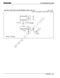 TC74HC03AP Datasheet Page 5