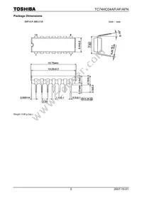 TC74HC04APF Datasheet Page 5