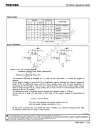 TC74HC123APNEWF Datasheet Page 2