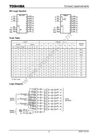 TC74HC138AFN(F Datasheet Page 2