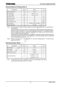 TC74HC138AFN(F Datasheet Page 3