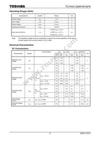 TC74HC139APF Datasheet Page 3