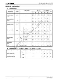 TC74HC14APF Datasheet Page 3