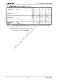 TC74HC14APF Datasheet Page 4
