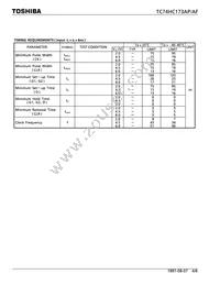 TC74HC173APF Datasheet Page 4