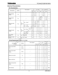 TC74HC273APF Datasheet Page 4