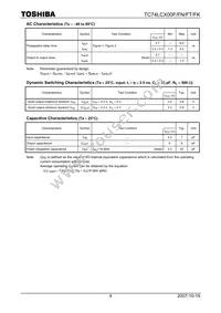 TC74LCX00FN(F Datasheet Page 4