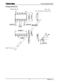 TC74LCX02FT(EL) Datasheet Page 7