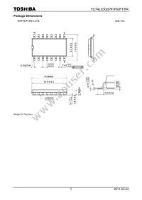 TC74LCX257FT(EL) Datasheet Page 7