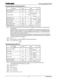 TC74LCX273FT-ELK(M Datasheet Page 3
