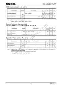 TC74LCX32FT(EL) Datasheet Page 4