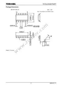 TC74LCX32FT(EL) Datasheet Page 7