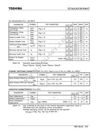 TC74LCX373FTELM Datasheet Page 5