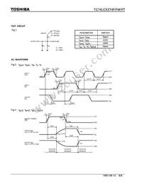 TC74LCX374FTELM Datasheet Page 6