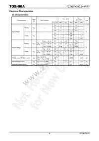 TC74LVX244FTFTELM Datasheet Page 4