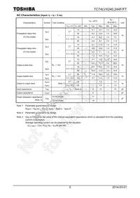 TC74LVX244FTFTELM Datasheet Page 5