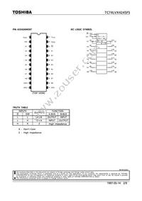 TC74LVX4245FS(EL Datasheet Page 2