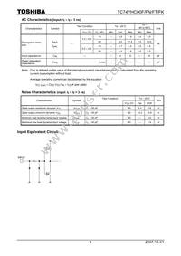 TC74VHC00FTELM Datasheet Page 4